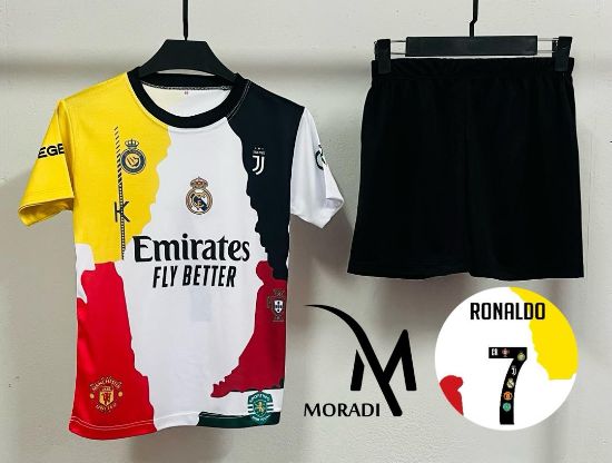 تصویر  ‏پيراهن شورت منتخب رونالدو