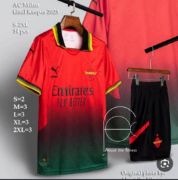 تصویر  کیت اث میلان یقه دار