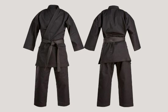 تصویر  لباس کاراته مشکی 
