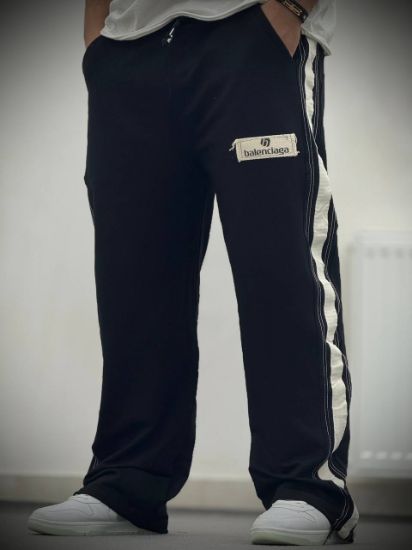 تصویر  ‏شلوار بگ گلكسي زيگزالي‏