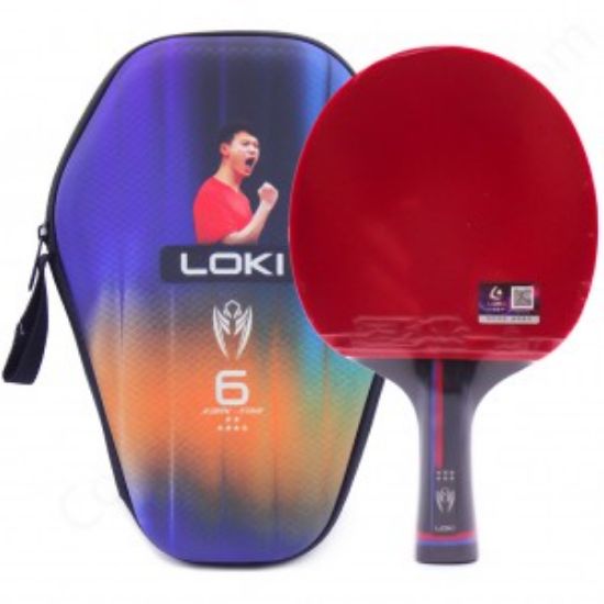 تصویر  راکت پینگ پنگ لوکی 6 ستاره k